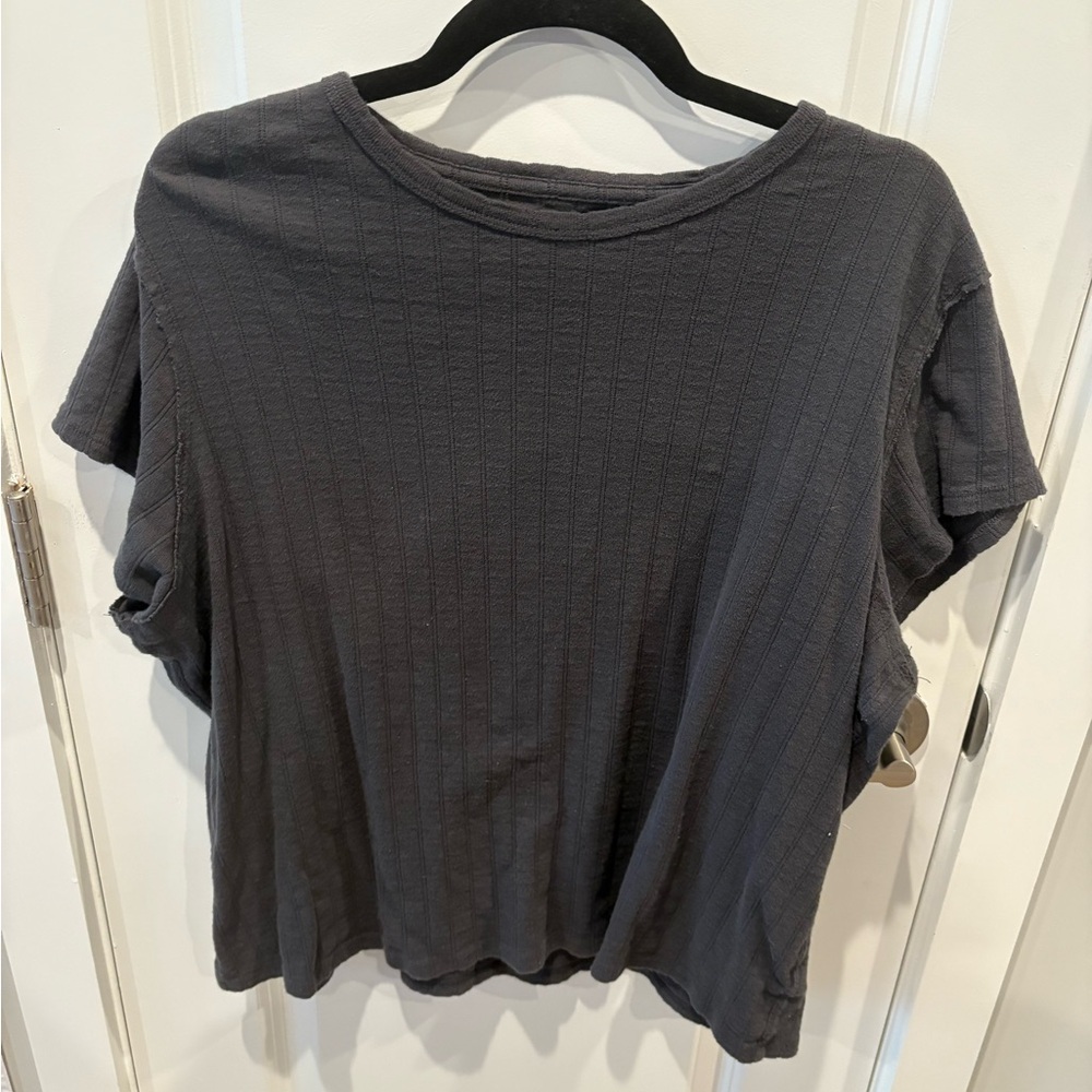 Aerie Charcoal Short Sleeve Tee